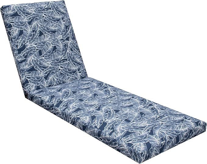 Tommy Bahama Chaise Cushion, 26" X 77" X 2.5", Pacific Zaffre