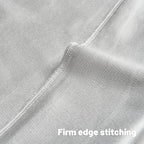 FUTEI White Chenille Decorative Throw Pillow Covers 12x20 Inch Set of 2,Soft Embossed Striped Textured Lumbar Pillow Cases,Modern Home Decor for Couch Bed Living Room