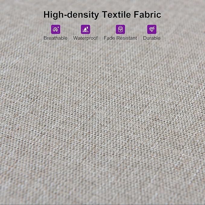 PURPLE LEAF Patio Dining Set for 10 All-Weather Wicker 11 Piece Aluminium Outdoor Table and Chairs Set Included Cushions for Backyard Indoor Decor Kitchen Modern Outdoor Furniture Set Grey and Navy