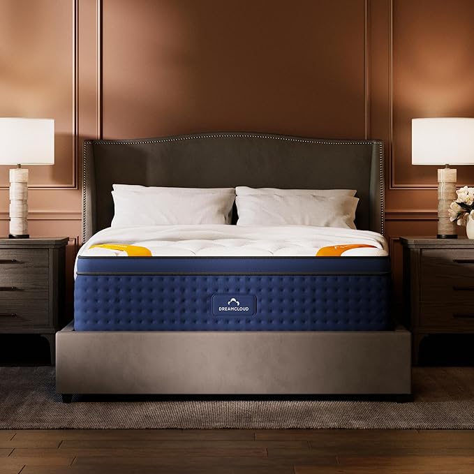 DreamCloud Premier Rest 14" Twin XL Mattress - Luxury Hybrid Memory Foam - 365 Night Trial - Premium Pressure-Relieving Layers - Forever Warranty - Mattress in a Box - CertiPUR-US Certified