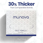Disposable Face Towels, Biobased Face Towel, Makeup Remover Dry, Absorbent, Lint-free and Ultra Soft Facial Cloth for Sensitive Skin CleansingWipes, 50 Ct, 1 Pack