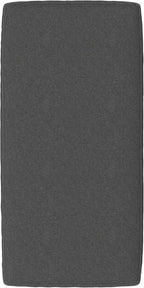 SIMPLIHOME Ava Large Rectangular Ottoman in 100% Recycled Polyester Tightly Woven Performance Fabric, Pebble Grey, 48-inches Wide, Multipurpose Table or Footrest Ottoman, Assembled, for Living Room