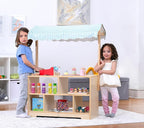 Avenlur The Holly Wooden Market Shelf and Stand – Versatile Kids' Storage & Play Furniture, Sturdy Wood Construction, Perfect for Toys, Books & Imaginative Play