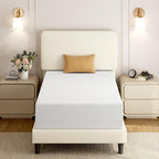 Yaheetech 12 Inch Twin Mattress 3 Foam Layer Cooling Gel Memory Foam Mattresses, Green Tea for Fresher Sleep, Medium Firm, CertiPUR-US Certified, No Fiberglass, Twin Size Mattress in a Box
