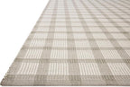 Loloi Magnolia Home by Joanna Gaines Ryder Collection RYD-02 Stone/Ivory 5'-0" x 7'-6" Area Rug