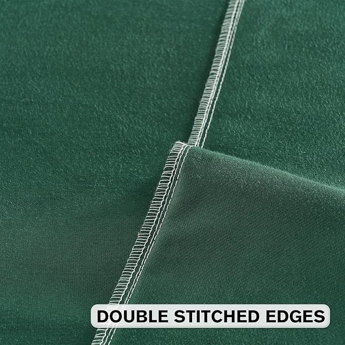 FUTEI Christmas Dark Green Velvet Throw Pillow Covers 16x16 Inch Set of 2,Soft Embossed Leaf-Relief Textured Cushion Cases,Natural Home Decor for Couch Living Room