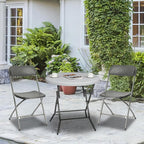 90 Pack Plastic Folding Chairs, Portable Party Chairs, Stackable Commercial Seats with Steel Frame for Home Office Wedding Party Indoor Outdoor Events Chairs, 350lbs Capacity,Gray