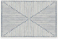 RUGGABLE x Jonathan Adler Machine Washable Modern Area Rug – Inkdrop Slate Blue 2x3, Stain-Resistant, Non-Slip – Small Rugs for Living Room, Bedroom, Hallway, Entryway & Bathroom–with Cushioned Pad
