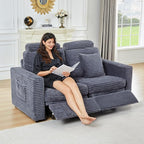 ORRD Modern Sofa Armrest Backrest for Modular Sectional Sofa Couch for Living Room-Blue Grey