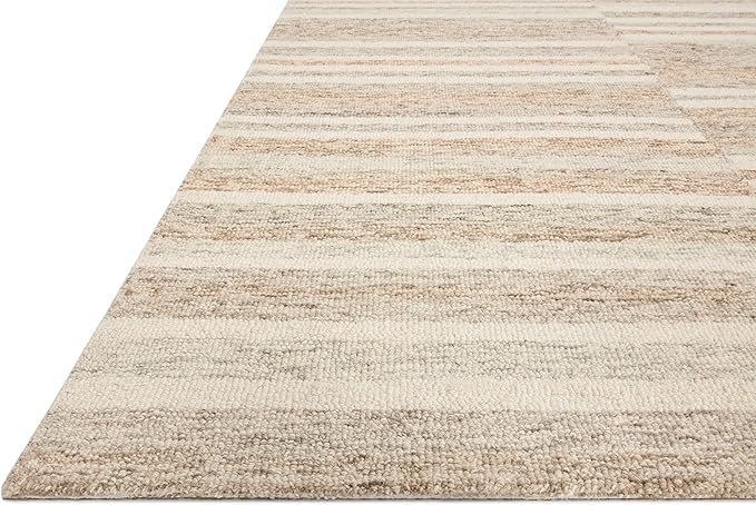 Loloi Chris Loves Julia Chris Collection CHR-03 Ivory/Clay 7'-9'' x 9'-9'', .50" Pile Height, Area Rug