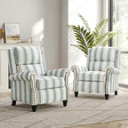 Recliner Chair, Modern Pushback Armchair with Adjustable Backrest & Footrest for Bedroom, Living Room