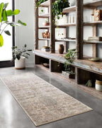 Loloi Teagan Collection TEA-03 Ivory/Sand 11'-6" x 15' Area Rug, Large, Soft Neutral Rug, High-Traffic for Living Room, Bedroom, Home Office, Dining Area