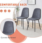 Round Dining Table Set for 6 with Storage, 42" Round Dining Table with 6 Fabric Chairs, 7 Piece Kitchen Table Chairs Set of 6 with Thick Wood Top, Roman Column Pedestal, Space-Saving