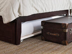 AFI, Warren Full Platform Bed with Twin Trundle, Espresso