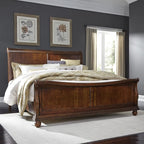 LIBERTY FURNITURE INDUSTRIES, INC. Rustic Traditions Queen Sleigh Bed