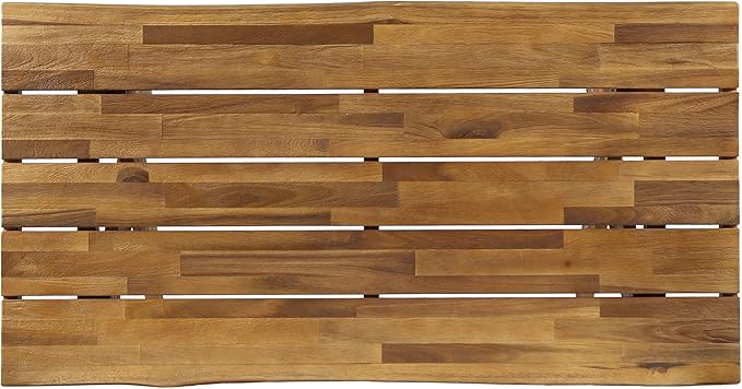 Christopher Knight Home Irene Outdoor Acacia Wood Coffee Table, Sandblast Teak Finish