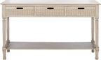 SAFAVIEH Home Collection Landers Greige 3-Drawer Console Table CNS5711D