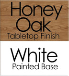 Side Table Set - Small Nightstand Set of 2 with Drawer and Open Storage Shelf - Traditional Style Bedroom or Living Room Furniture - Use as Bedside Tables or End Tables by Lavish Home (White)