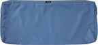 Classic Accessories Ravenna Water-Resistant 48 x 18 x 3 Inch Outdoor Bench/Settee Cushion, Patio Furniture Swing Cushion, Empire Blue, Patio Loveseat Cushion