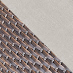 Luxury Outdoor Swivel Rocker Patio Chairs Set of 2, High Back Swivel Patio Chairs with 6-Inch Thick Cushions, Wicker Outdoor Chair for Porch, Patio, Yard, Deck, Poolside, Brown/Beige