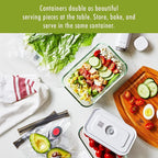 ZWILLING Fresh & Save Glass Airtight Food Storage Container, Meal Prep Container - Small