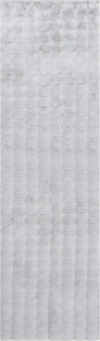 nuLOOM 2' x 8' Cozy Plush Area Rug, Machine Washable, Non-Slip, Soft Fluffy Shag Carpet for Living Room Bedroom Kids Room Nursery Home Decor, Jeni Silver