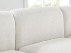 VANOMi Oversized Modular Sectional Sofa, V-Shaped Corner Sectional Couch for Living Room, 5 Seats Modular Sofa, Cream White