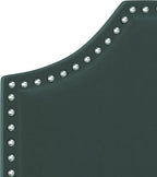 Hillsdale, Cynthia Upholstered Full/Queen Adjustable Headboard, Green