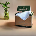 verttech™ Diamond Weave Disposable Face Towels, 50 Count – Extra Large 10"x12", Ultra Absorbent, Dual-Texture Towelette for Skincare, Makeup Remover Towels