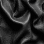 MCombo Napa Leather Accent Chair, 41.9'' Wide Leather Chair for Living Room, Office, Solid Wood Accent, VE792 (Black)