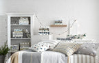Eddie Bauer - Twin Sheets, Cotton Flannel Bedding Set, Brushed For Extra Softness, Cozy Home Decor (Tossed Snowflake, Twin)