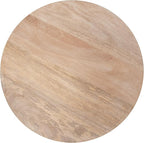 Kate and Laurel Kenzo Modern Wooden Round Side Table; 14 x 14 x 20; Light Natural; Transitional Wood End Table for Use as Bedroom Nightstand or Living Room Accent Table