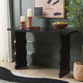 SAFAVIEH Home Collection Preslyn Matte Black Console Table for Entryway, Living Room, Foyer