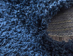 Unique Loom Solid Shag Collection Area Rug (3' 3" x 5' 3" Rectangle, Sapphire Blue/ Navy Blue)