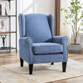 Accent Chair, Modern Living Room Chairs with Wingback, Comfy Upholstered High Back Single Sofa for Bedroom, Mid-Century Reading Armchair Sillas para Sala