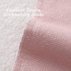 FUTEI Pack of 2 Pink Decorative Throw Pillow Covers 22x22 Inch Soft Cozy Solid Boucle Textured Cushion Case,Modern Home Decor for Couch Bed Living Room