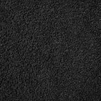 24KF Middle Century Upholstered Foldable Queen/Full Headboard - Modern Boucle Teddy Fabric, Black (6033-Q)