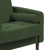 Oversized Accent Chair Set of 1, Corduroy Fabric Mid Century Modern Armchair with Large Seat for Living Room Bedroom Reading