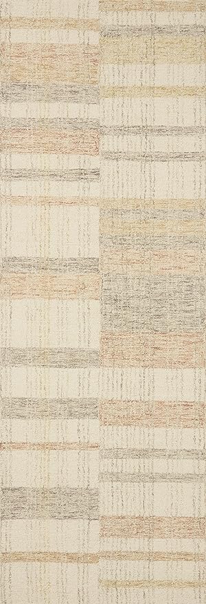 Loloi Chris Loves Julia Chris Collection CHR-04 Natural/Multi 2'-0'' x 5'-0'', .50" Pile Height, Accent Rug