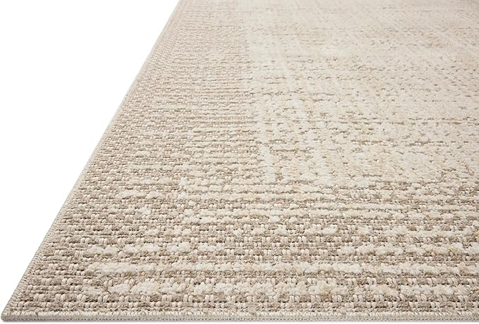 Loloi Amber Lewis Bexley Collection BEX-06 Natural/Taupe 2'-7" x 8'-0" Runner Rug Neutral, Textured, Living, Bedroom, Dining, Carpet