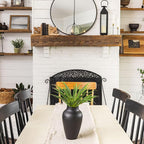 Succulents and Vase Black Textured Ceramic 10.5 Inch with Faux Aloe Plant 19 Inch Vases for Centerpieces Home Decor with Faux Aloevera Leaf Agave Plant in Decorative Vase for Entryway Decor