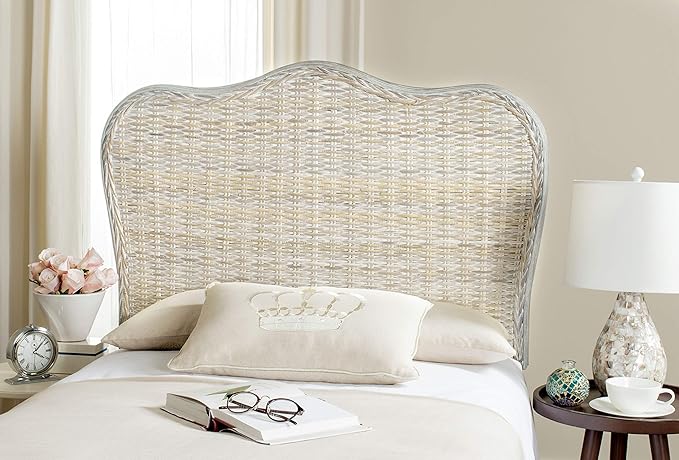 Safavieh Home Collection Imelda White Washed Headboard (King)