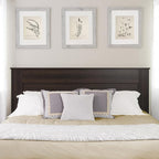 Prepac Stylish Flat Wood Panel Headboard for King Size Beds, Simplistic Wooden King Headboard 2.25" D x 81" W x 48" H, Espresso, EHFK-1301-1