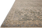 Loloi Magnolia Home by Joanna Gaines Junie Collection JUE-01 Blue/Natural 2'-7" x 10'-0", .38 Pile Height, Runner Rug