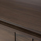 SIMPLIHOME Artisan Console Table - 46 Inch Wide Solid Wood Sofa Table in Natural Aged Brown, Transitional Storage Table for Entryway or Living Room with 2 Drawers and Clean Angle-Edged Top