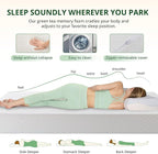 10 Inch RV Mattress King, Cooling Gel Green Tea Mattress for RVs, Campers & Trailers, Medium Firm, CertiPUR-US Certified, Designed & Assembled in The USA, 80"×72"×10"