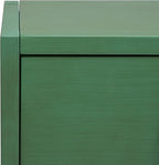 SAFAVIEH Home Collection Sadie Contemporary Turquoise Green 2-Drawer Console Table (Fully Assembled)