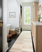 Loloi Chris Loves Julia Chris Collection CHR-03 Ivory/Clay 7'-9'' x 9'-9'', .50" Pile Height, Area Rug