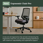 Branch Ergonomic Chair Pro - Mesh Office Chair with 14 Points of Adjustment - Height, Depth & Tilt Adjustable - 5D Armrests - Forward Tilt, Smooth Recline, and Lumbar Support - Boulder