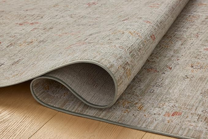 Loloi Chris Loves Julia Ida Collection IDA-04 Spa/Multi 2'-7" x 10'-0", .19" Pile Height, Runner Rug